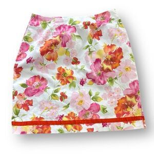 Dress Barn Floral Print Skirt size 10